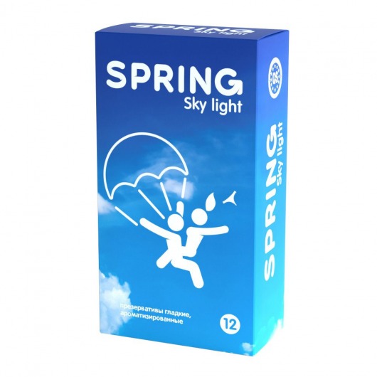 Ультратонкие презервативы SPRING SKY LIGHT - 12 шт. - SPRING - купить с доставкой в Евпатории