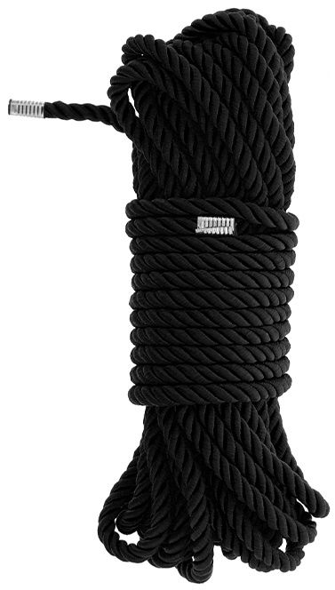 Черная веревка для бондажа BONDAGE ROPE - 10 м. - Dream Toys - купить с доставкой в Евпатории