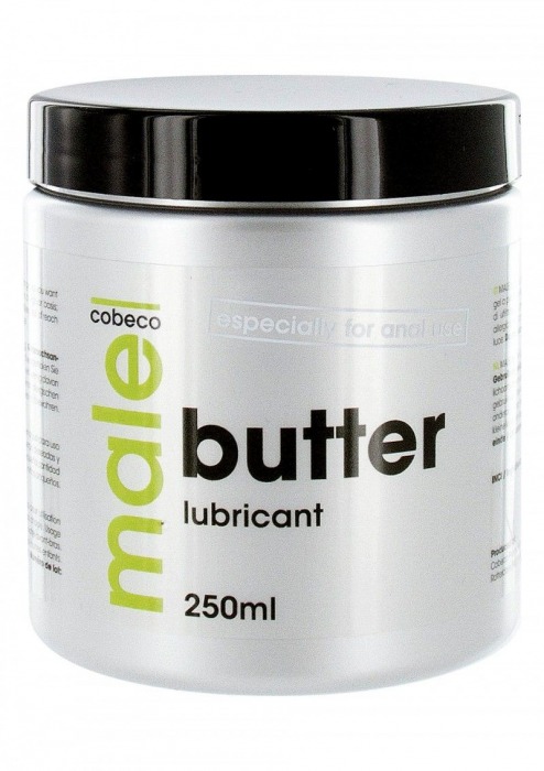 Анальный лубрикант MALE Cobeco Butter Lubricant - 250 мл. - Cobeco - купить с доставкой в Евпатории