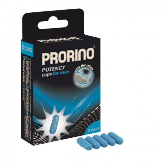 БАД для мужчин ero black line PRORINO Potency Caps for men - 5 капсул - Ero - купить с доставкой в Евпатории