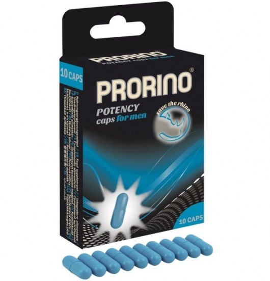 БАД для мужчин ero black line PRORINO Potency Caps for men - 10 капсул - Ero - купить с доставкой в Евпатории