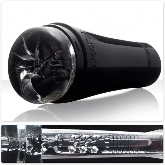 Черный мастурбатор-анус Fleshlight - Flight Pilot - Fleshlight - в Евпатории купить с доставкой
