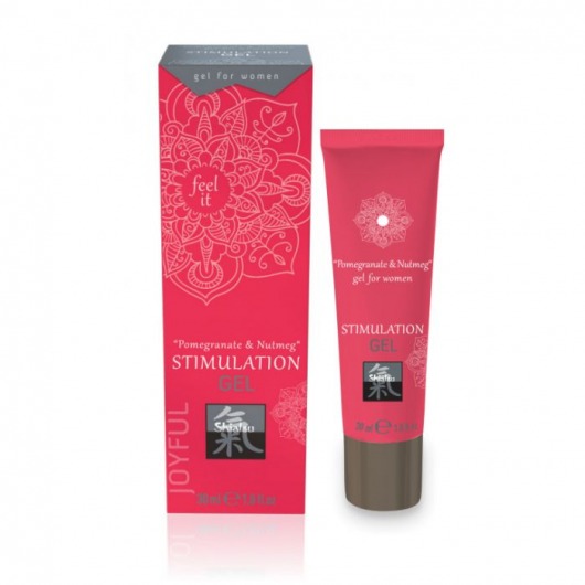 Возбуждающий интимный гель для двоих STIMULATION GEL Pomegranate   Nutmeg - 30 мл. - Shiatsu - купить с доставкой в Евпатории