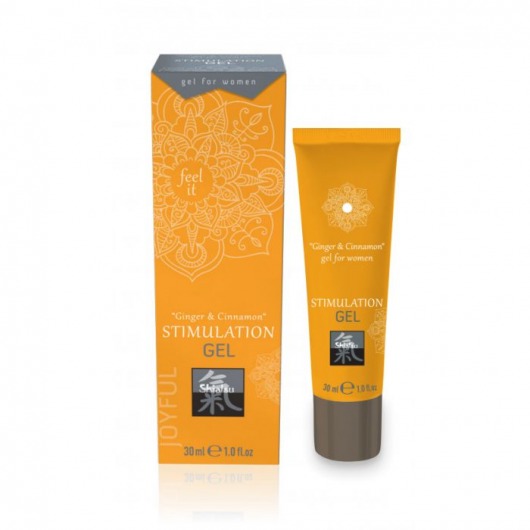 Возбуждающий интимный гель STIMULATION GEL Ginger   Cinnamon - 30 мл. - Shiatsu - купить с доставкой в Евпатории