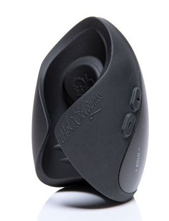 Черный инновационный мужской вибратор PULSE SOLO ESSENTIAL - Hot Octopuss - в Евпатории купить с доставкой