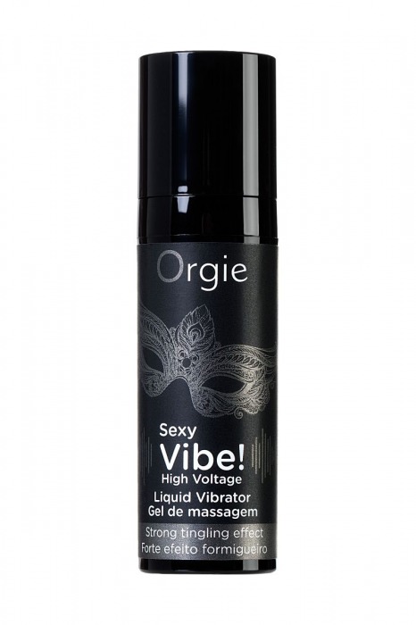 Гель для массажа ORGIE Sexy Vibe High Voltage с эффектом вибрации - 15 мл. - ORGIE - купить с доставкой в Евпатории