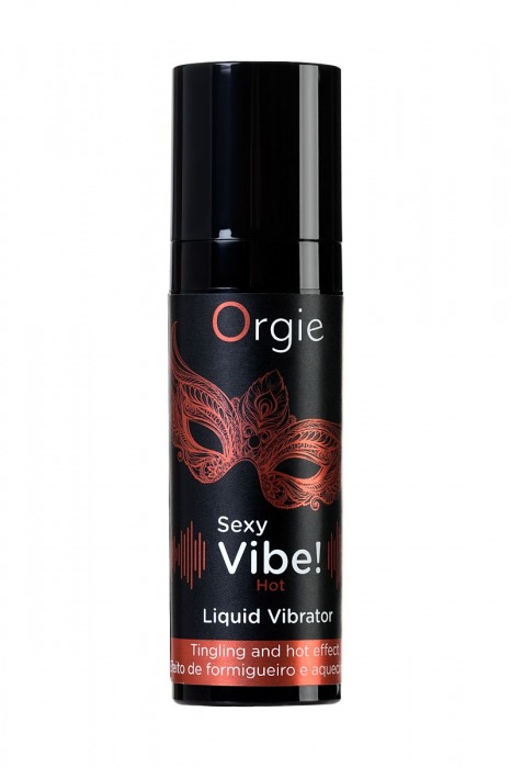 Разогревающий гель для массажа ORGIE Sexy Vibe Hot с эффектом вибрации - 15 мл. - ORGIE - купить с доставкой в Евпатории