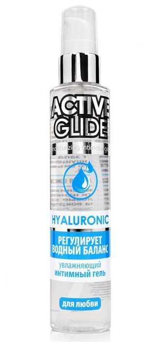 Увлажняющий интимный гель Active Glide Hyaluronic - 100 гр. - Биоритм - купить с доставкой в Евпатории