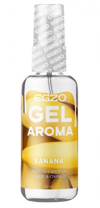 Интимный лубрикант EGZO AROMA с ароматом банана - 50 мл. - EGZO - купить с доставкой в Евпатории