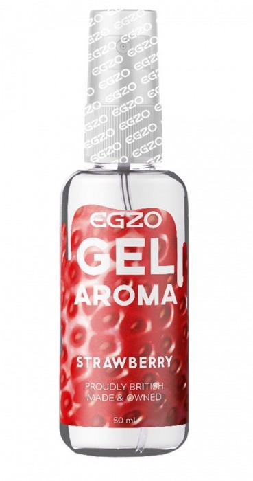 Интимный лубрикант EGZO AROMA с ароматом клубники - 50 мл. - EGZO - купить с доставкой в Евпатории