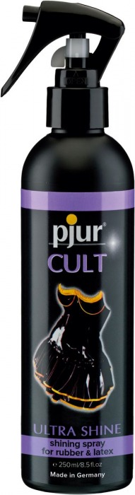 Спрей для ухода за одеждой из латекса pjur CULT Ultra Shine - 250 мл. - Pjur - купить с доставкой в Евпатории