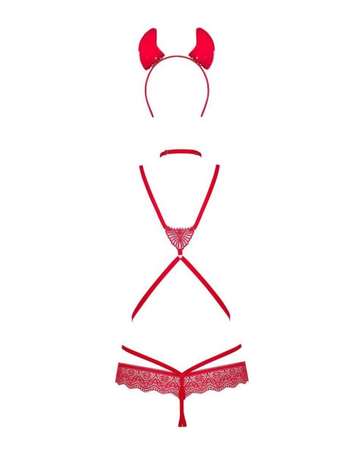 Костюм дьяволицы Evilia - Obsessive купить с доставкой
