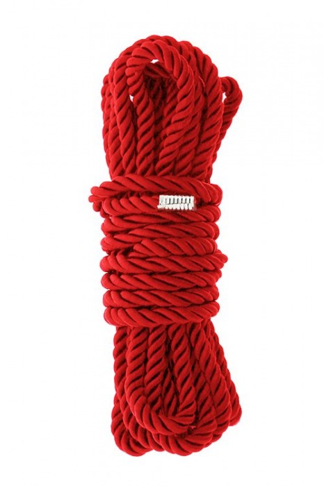 Красная веревка для шибари DELUXE BONDAGE ROPE - 5 м. - Dream Toys - купить с доставкой в Евпатории