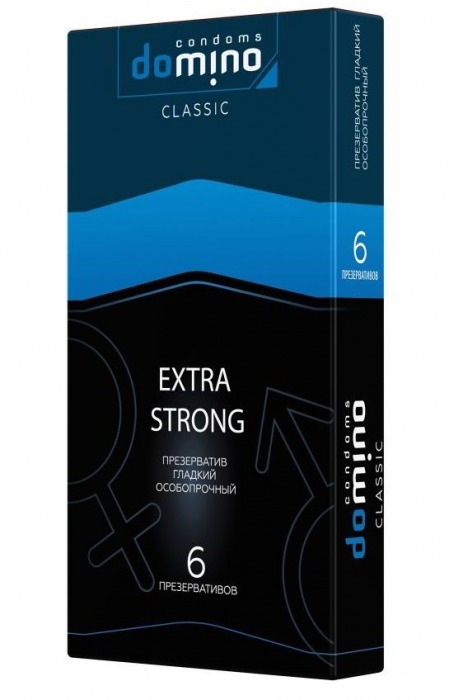 Суперпрочные презервативы DOMINO Extra Strong - 6 шт. - Domino - купить с доставкой в Евпатории