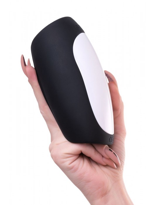 Черно-белый перезаряжаемый мастурбатор Erotist Hailstorm - Erotist Adult Toys - в Евпатории купить с доставкой