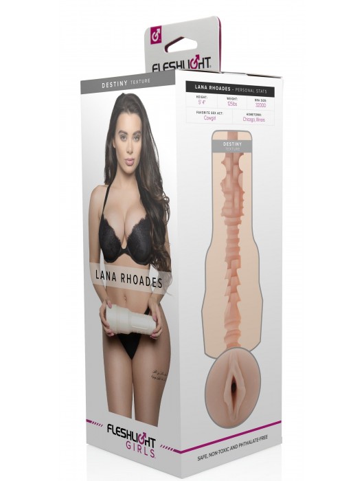 Мастурбатор-вагина Fleshlight Girls - Lana Rhoades Destiny - Fleshlight - в Евпатории купить с доставкой