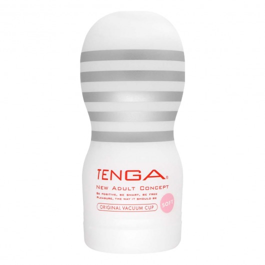 Мастурбатор TENGA Original Vacuum Cup Soft - Tenga - в Евпатории купить с доставкой