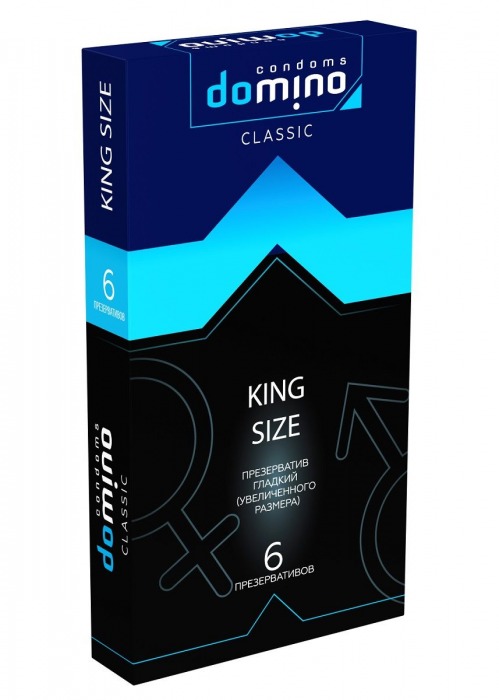 Презервативы увеличенного размера DOMINO Classic King size - 6 шт. - Domino - купить с доставкой в Евпатории