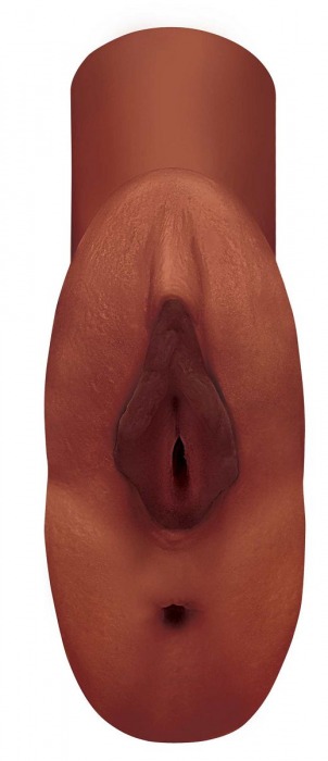 Коричневый мастурбатор Perfect Pussy Double Stroker - Pipedream - в Евпатории купить с доставкой