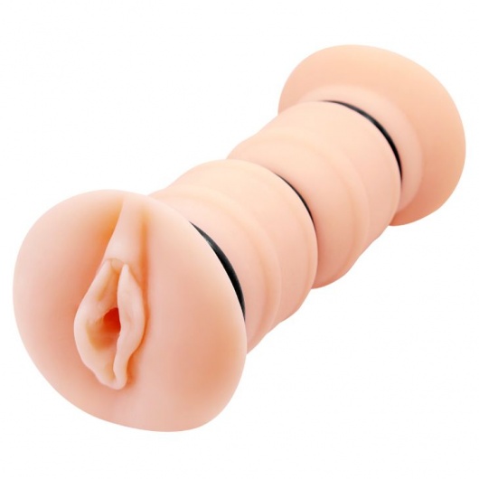 Телесный вибромастурбатор-вагина Michelle - Baile - в Евпатории купить с доставкой