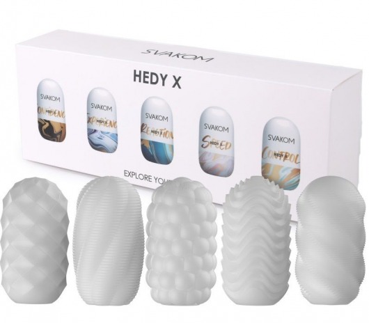 Набор из 5 мастурбаторов Hedy X5 Mixed - Svakom - в Евпатории купить с доставкой