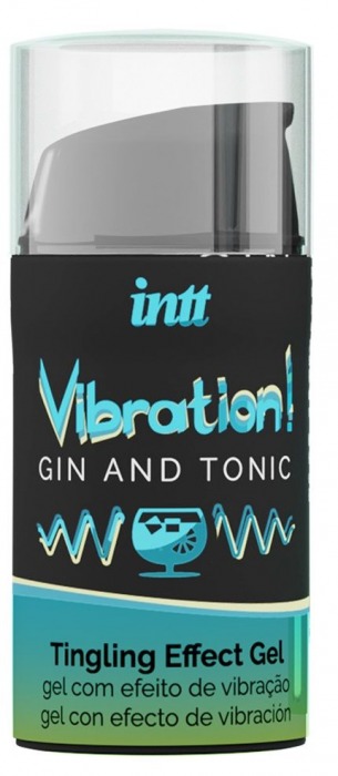 Жидкий интимный гель с эффектом вибрации Vibration! Gin   Tonic - 15 мл. - INTT - купить с доставкой в Евпатории