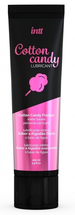 Интимный гель на водной основе Cotton Candy Lubricant - 100 мл. - INTT - купить с доставкой в Евпатории