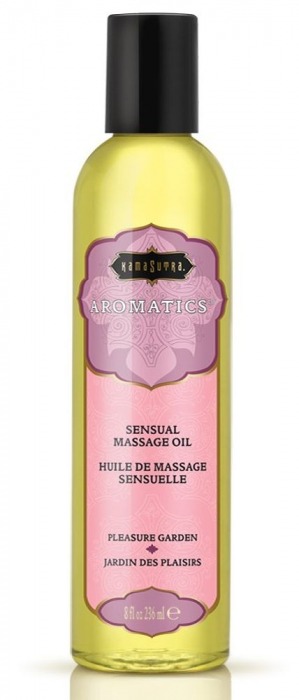 Массажное масло с цветочным ароматом Pleasure Garden - 236 мл. - Kama Sutra - купить с доставкой в Евпатории