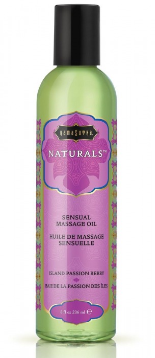 Массажное масло Naturals Island Passion Berry с ароматом тропических фруктов - 236 мл. - Kama Sutra - купить с доставкой в Евпатории