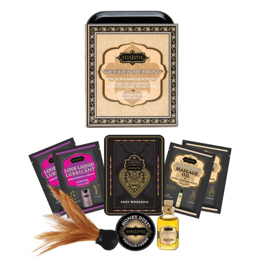 Эротический набор Weekender Kit Vanilla Creme - Kama Sutra - купить с доставкой в Евпатории