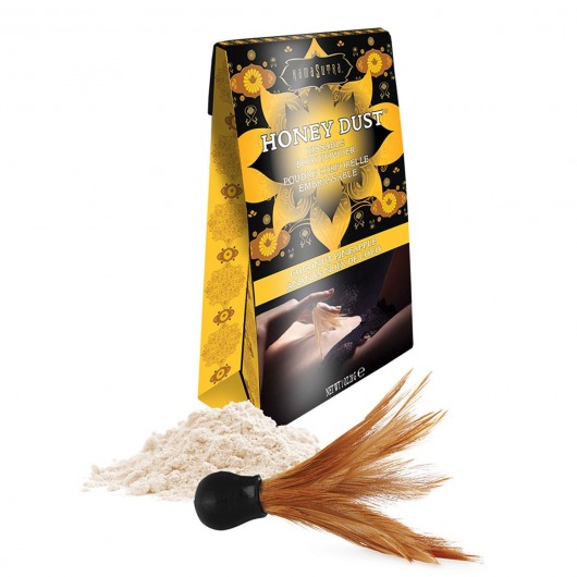 Пудра для тела Honey Dust Body Powder с ароматом кокоса и ананаса - 28 гр. - Kama Sutra - купить с доставкой в Евпатории