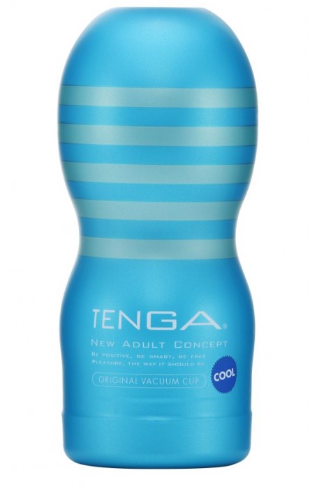 Мастурбатор с охлаждающей смазкой TENGA Original Vacuum Cup Cool - Tenga - в Евпатории купить с доставкой