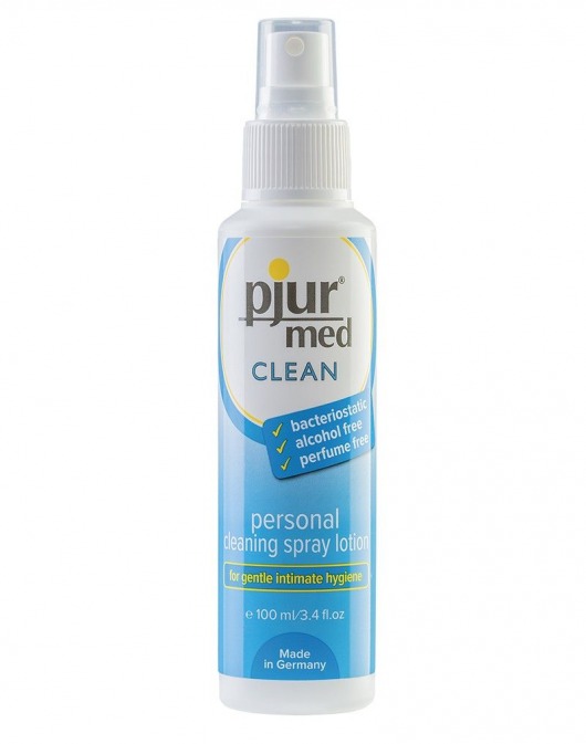 Гигиенический спрей pjur MED Clean Spray - 100 мл. - Pjur - купить с доставкой в Евпатории