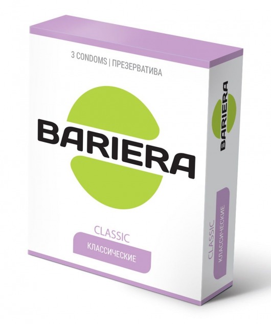 Классические презервативы Bariera Classic - 3 шт. - Bariera - купить с доставкой в Евпатории