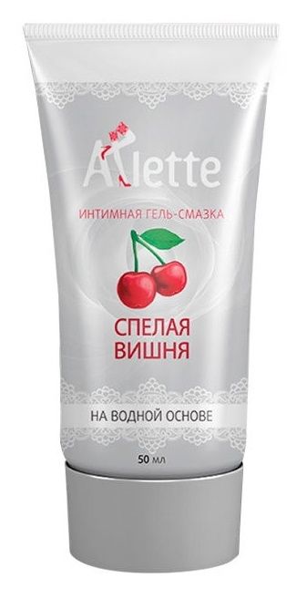 Интимная гель-смазка на водной основе Arlette  Спелая вишня  - 50 мл. - Arlette - купить с доставкой в Евпатории