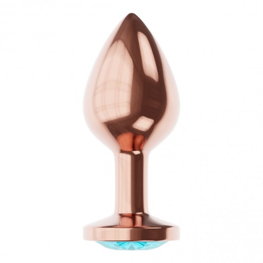 Пробка цвета розового золота с малиновым кристаллом Diamond Topaz Shine L - 8,3 см. - Lola Games - купить с доставкой в Евпатории