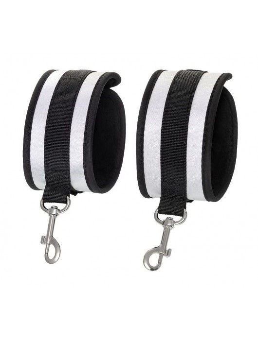 Серебристо-черные оковы Anonymo - ToyFa - купить с доставкой в Евпатории