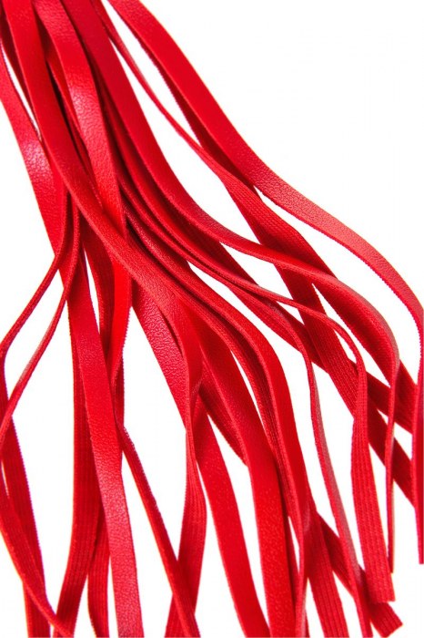 Красно-черный флоггер Anonymo - 28 см. - ToyFa - купить с доставкой в Евпатории