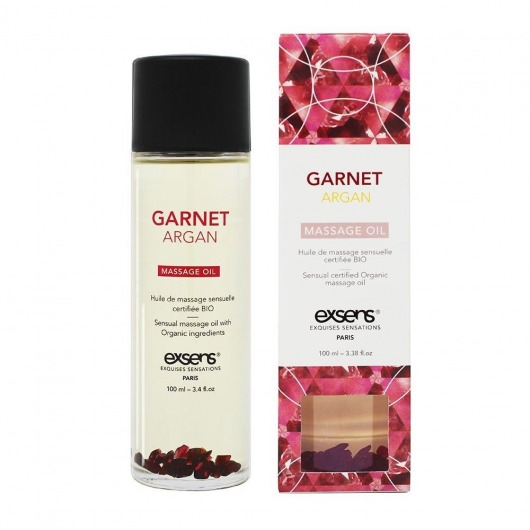 Органическое массажное масло GARNET ARGAN - 100 мл. - Exsens - купить с доставкой в Евпатории