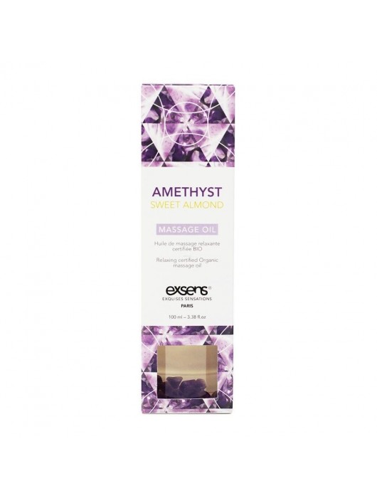 Органическое массажное масло AMETHYST SWEET ALMOND - 100 мл. - Exsens - купить с доставкой в Евпатории