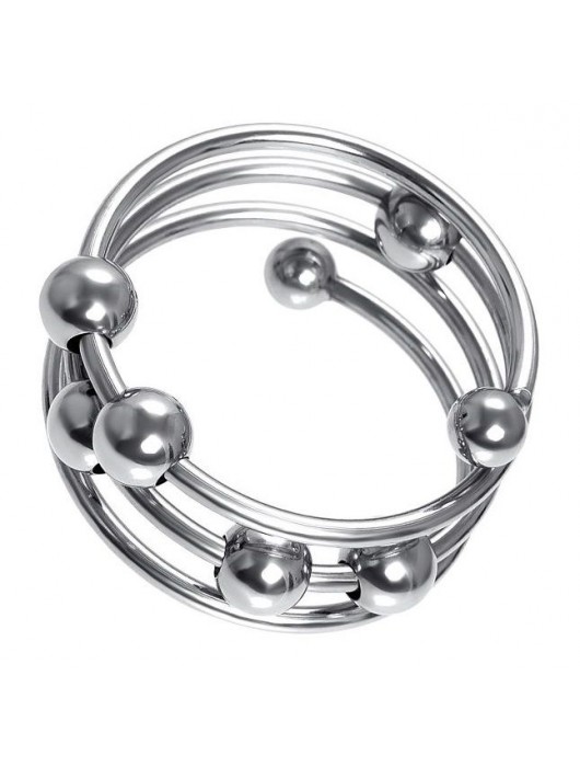 Большое металлическое кольцо под головку пениса - ToyFa - купить с доставкой в Евпатории