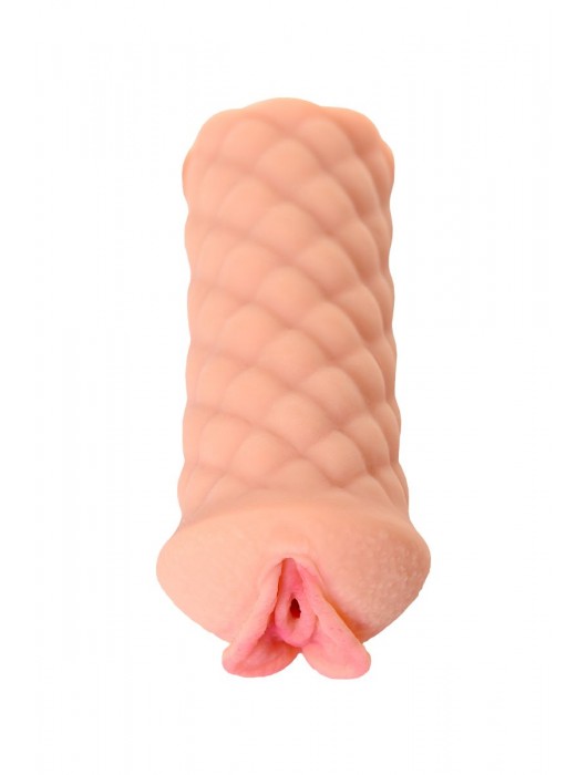 Телесный мастурбатор-вагина Elegance.002 с вибрацией - KOKOS - в Евпатории купить с доставкой