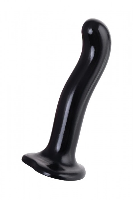 Черный стимулятор для пар P G-Spot Dildo Size M - 18 см. - Strap-on-me - в Евпатории купить с доставкой