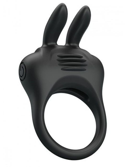 Черное эрекционное кольцо с вибрацией Davion - Baile - в Евпатории купить с доставкой