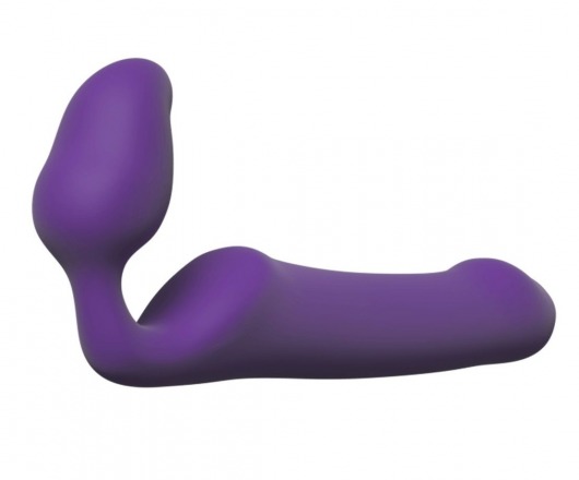 Фиолетовый безремневой страпон Queens L - Adrien Lastic - купить с доставкой в Евпатории