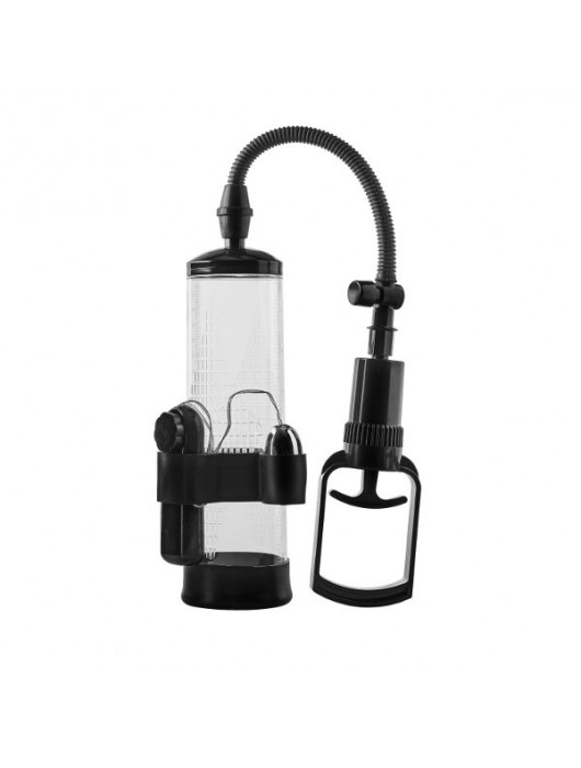 Прозрачная вакуумная помпа с вибрацией Vibrating Penis Pump - Dream Toys - в Евпатории купить с доставкой