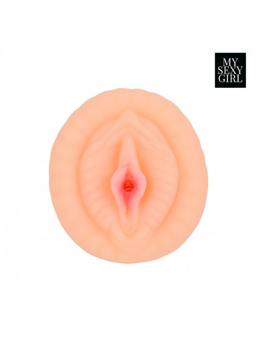 Реалистичный мастурбатор-вагина телесного цвета с вибрацией - Bior toys - в Евпатории купить с доставкой