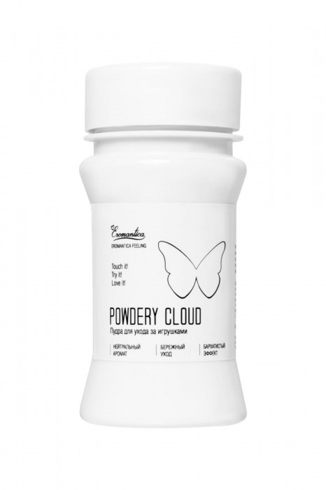 Пудра для ухода за игрушками Powdery Cloud с нейтральным ароматом - 40 гр. - Eromantica - купить с доставкой в Евпатории