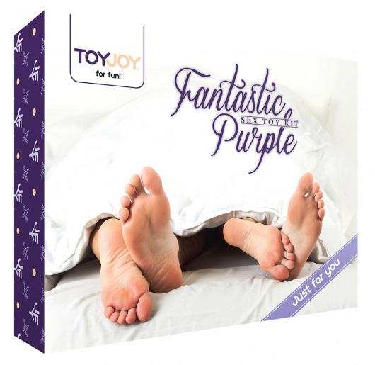 Эротический набор FANTASTIC PURPLE SEX TOY KIT - Toy Joy - купить с доставкой в Евпатории