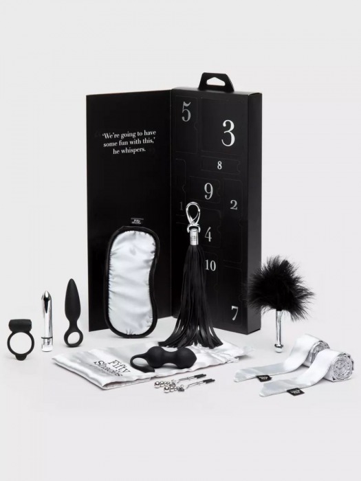 Эротический набор Pleasure Overload 10 Days of Play Gift Set - Fifty Shades of Grey - купить с доставкой в Евпатории